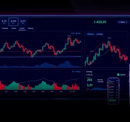 AICoin cryptocurrency platform showcasing real-time market charts and secure trading interface on multiple devices for investors.