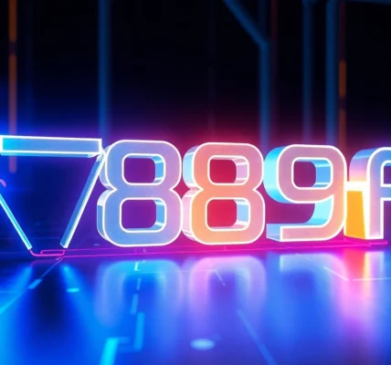 Dynamic visualization of 789f branding emphasizing modern technology and innovation, enhancing brand recognition for users seeking digital solutions.