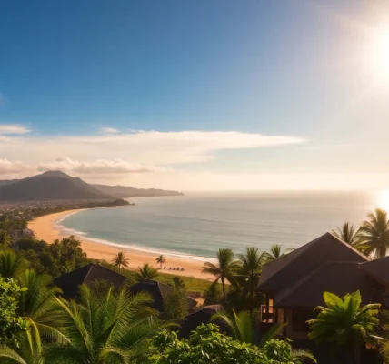 Beautiful Lombok island with best scenic beaches and lush landscape for travel lovers