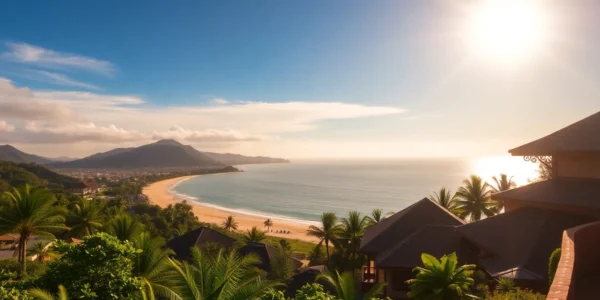 Beautiful Lombok island with best scenic beaches and lush landscape for travel lovers