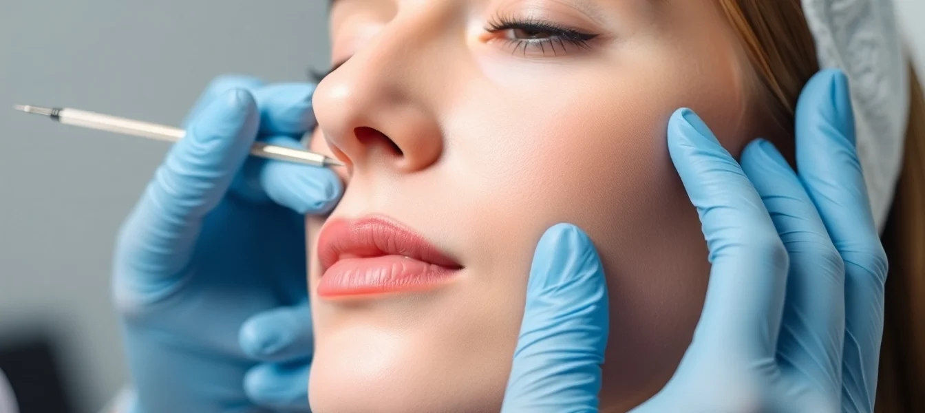 Botox Behandlung: Expert injection procedure for youthful skin, emphasizing precision and professionalism.