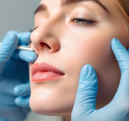 Botox Behandlung: Expert injection procedure for youthful skin, emphasizing precision and professionalism.
