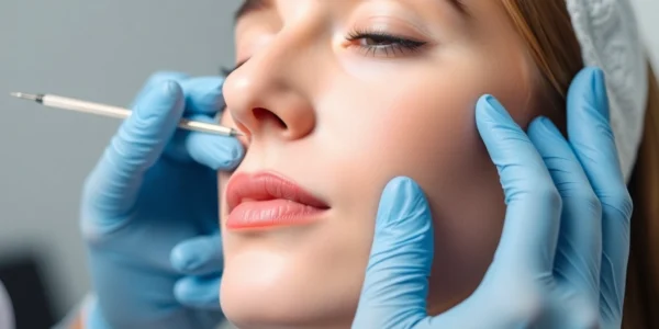 Botox Behandlung: Expert injection procedure for youthful skin, emphasizing precision and professionalism.