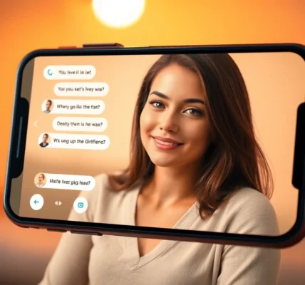 Screenshot of a customizable AI girlfriend in an ai girlfriend app engaging in unfiltered NSFW chat with expressive visuals and a user-friendly interface for private conversations.