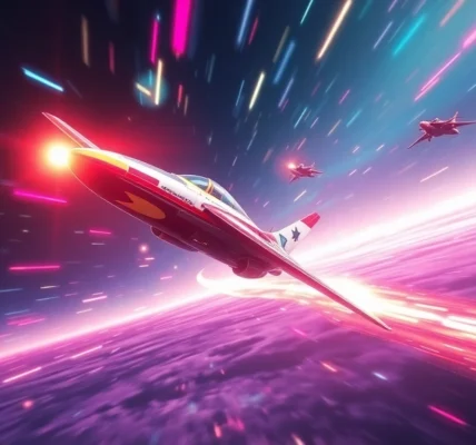 Aviator Game Login showcasing an engaging aircraft flying over a digital dashboard with vibrant graphics and user interface elements, inviting players to start their adventure.