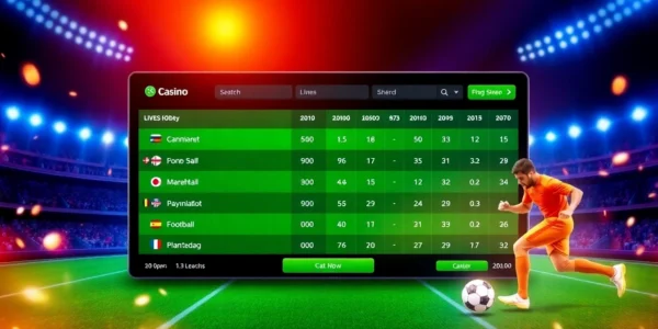 Laser247 Online platform in action, featuring live sports betting with real-time odds and vibrant interface for a seamless user experience.