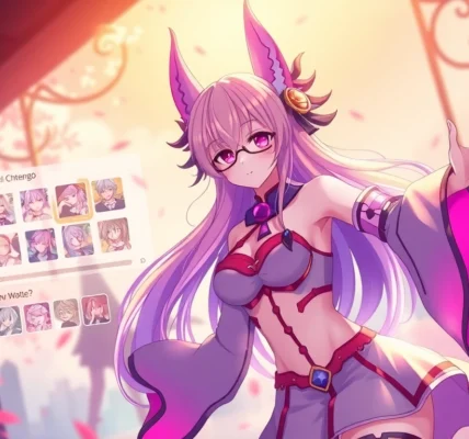 Interactive AI hentai generator creating detailed anime characters with customizable poses and styles for engaging visual content.