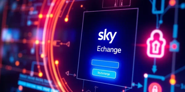 Sky Exchange Id being used on a secure platform, emphasizing easy access and safety for online betting users.
