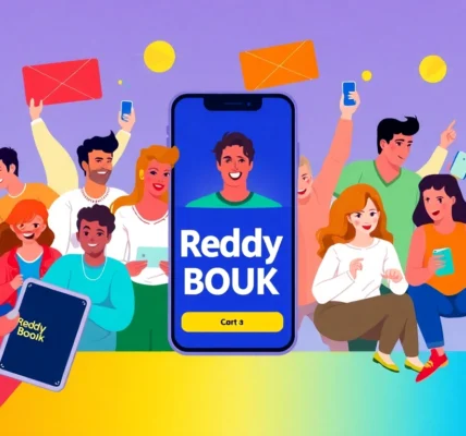Reddy Book Club engaging users with community betting on mobile, highlighting trust and security aspects.