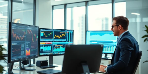 Professional investment expert providing expert investment insights by analyzing market data on