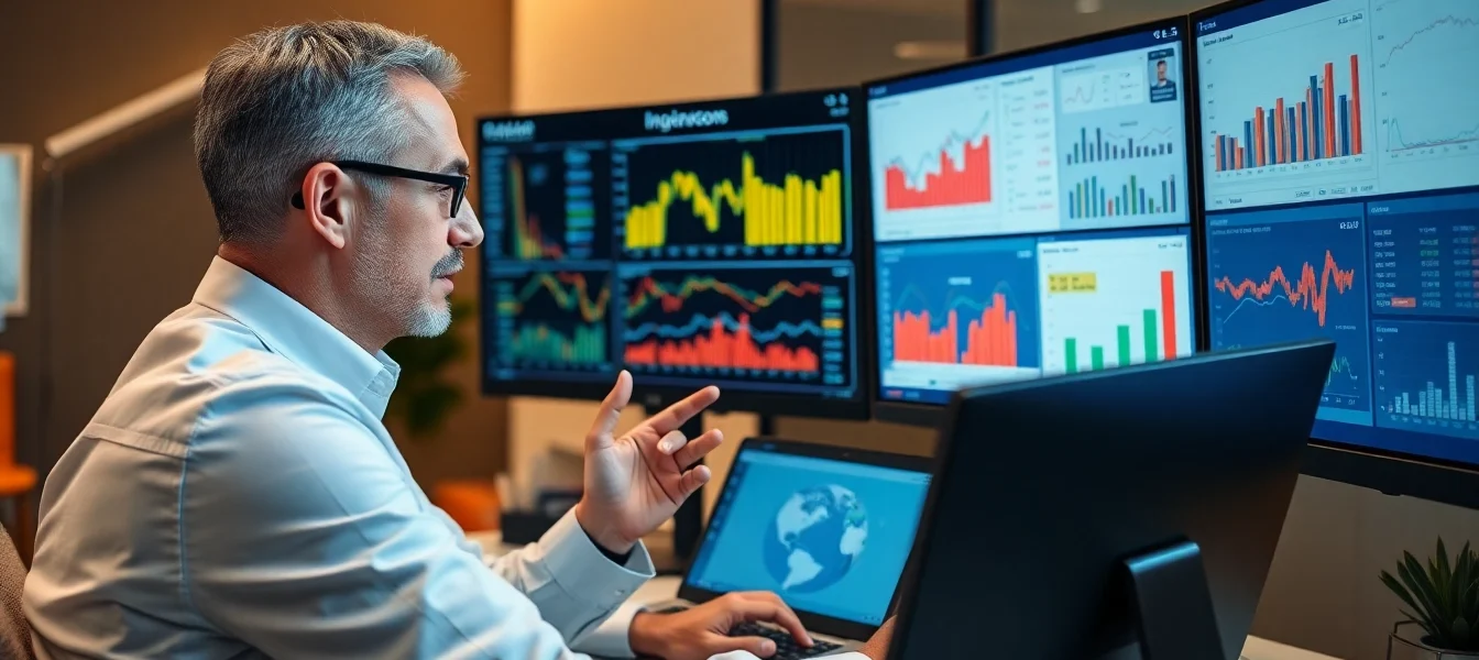 Professional analyzing Alternative Investment Guides UK strategies in a sleek office setting