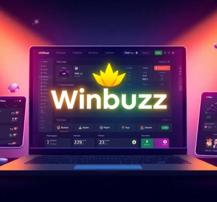 Winbuzz ID digital betting platform interface with vibrant visuals and user-focused design for