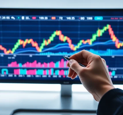 Trading view platform showcasing real-time market charts and analysis tools for traders and