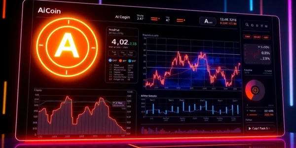 Aicoin digital chart showcasing market trends and data analysis for effective trading decisions