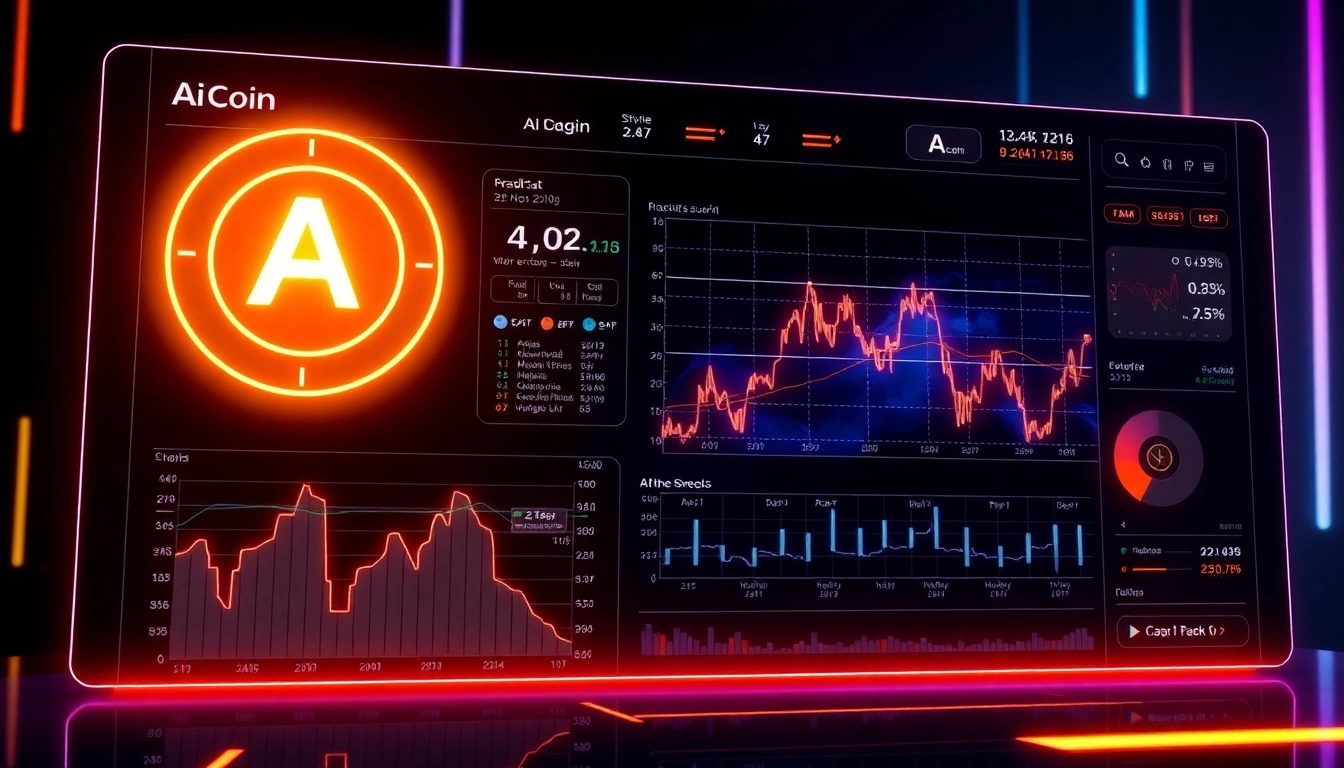 Aicoin digital chart showcasing market trends and data analysis for effective trading decisions